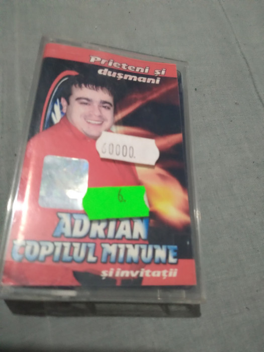 CASETA AUDIO ADRIAN COPILUL MINUNE-PRIETENI SI DUSMANI ORIGINALA