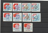 ROMANIA 1963 LP 576 NAVIGATIA COSMICA SERIE DANTELATA MNH NESTAMPILATA