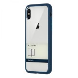 Cumpara ieftin Carcasa iPhone X - Blue - Hard | Moleskine