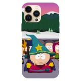 Husa compatibila cu Apple iPhone 15 Pro Max, Viceversa, model Eric the wizzard South Park , Silicon, TPU, Transparent, Carcasa