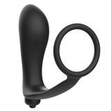 Addicted Toys-Dop Anal Vibrator cu Inel pentru Penis-Silicon