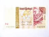 Portugalia 500 Escudos 2000 aUNC,bancnota din imagini