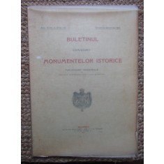 BULETINUL COMISIUNII MONUMENTELOR ISTORICE , PUBLICATIUNE TRIMESTRIALA ANUL III ,NO 4 FASC. 12 ,OCTOMBRIE-DECEMBRIE 1910