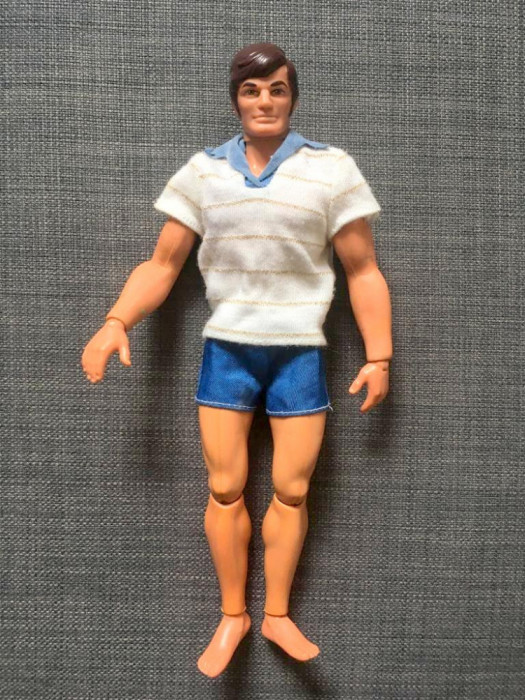 * Papusa barbat, baiat, Ken, Mattel 1971, articulat, 24cm, vintage