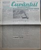 Cuv&acirc;ntul, ziar legionar, 10 ianuarie 1941, Ediție Princeps, Mișcarea Legionară, format mare, 12 pagini