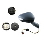 Oglinda exterioara Citroen C4 Picasso, 06.2013-, partea Stanga, culoare sticla crom, sticla convexa, carcasa grunduita, cu incalzire, ajustare electr