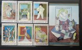 PC277 - REPUBLICA CENTRAFRICANA 1981 PICTURA PICASSO, serie + colita MNH, 6v + 1v, Nestampilat