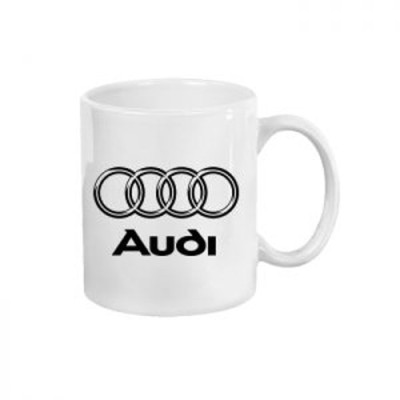 Cana alba personalizata Auto Audi, INOVATIX&amp;reg;. 330ml foto