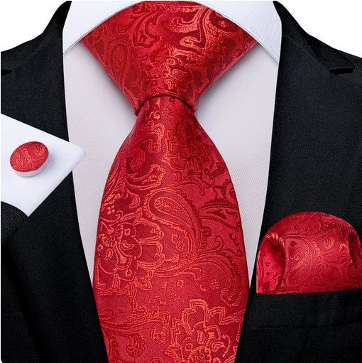 Set cravata + batista + butoni - matase -- model 776