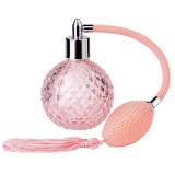 Sticlă de parfum Zamo&reg; Pink Pump, roz, cu pulverizator &icirc;nfiletabil și capac, 90 ml