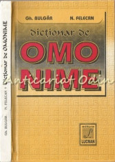 Dictionar De Omonime - Gh. Bulgar foto