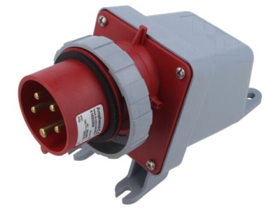 Conector alimentare AC trifazat AMPHENOL IP&amp;amp;S 16A 415V soclu tată 5 pini IP69K foto