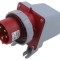 Conector alimentare AC trifazat AMPHENOL IP&amp;S 16A 415V soclu tată 5 pini IP69K
