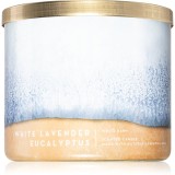Bath &amp; Body Works White Lavender Eucalyptus lum&acirc;nare parfumată 411 g