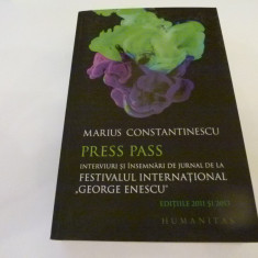 Press Pass -Marius Constantinescu
