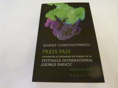 Press Pass -Marius Constantinescu foto