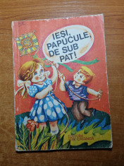 carte jocuri pentru copii - iesi papucule de sub pat - din anul 1977 foto