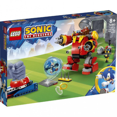 LEGO SONIC SONIC VS ROBOTUL DEATH EGG AL DR EGGMAN 76993 SuperHeroes ToysZone foto