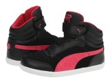 Ghete fete Puma Glyde court V, black-virtual pink, 19