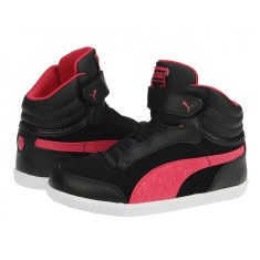 Ghete fete Puma Glyde court V, black-virtual pink, 25