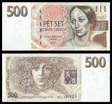 CEHOSLOVACIA █ bancnota █ 500 Korun █ 1973 █ P-93 █ UNC █ necirculata