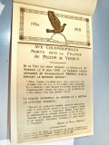 C20-Columbofilia-Porumbeii morti Franta Verdun Vaux 1914-1918.