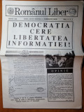 ziarul romanul liber martie 1990-articolul - revolutia continua