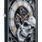 Bricheta Zippo 29854 Skull &amp; Clock Design