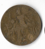 Moneda 10 centimes 1911 - Franta