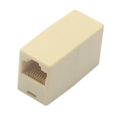 Adaptor, cupla prelungire cablu utp / ftp, RJ45 mama la RJ45 mama foto