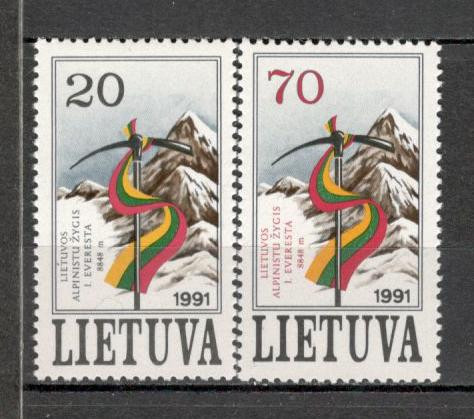 Lituania.1991 Escaladarea Muntelui Everest GL.16