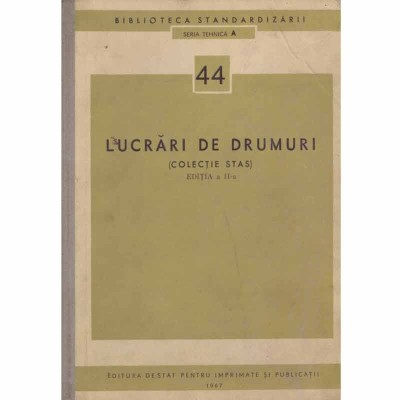 - Lucrari de drumuri (colectie STAS) - 132081 foto