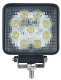 Proiector LED Auto Breckner Germany 27W Patrat, 1890lm, 9-30V, Flood 60&deg;, Offroad, Utilaje, Camioane, Ambarcatiuni