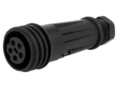 Conector circular mamă 5 pini IP68 foto