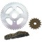 Kit lant ATV 428 - 128L si pinioane 428-36T / 428-15T D70