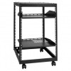 Cabinet rack server deschis 15U, 585 x 510 x 759 mm, Adancime reglabila 23-40 inch, Oem