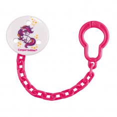 Lant pentru suzeta Canpol Babies Unicorn 2/414F, Fucsia foto