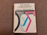 Nicolae Cioranescu - Opera matematica