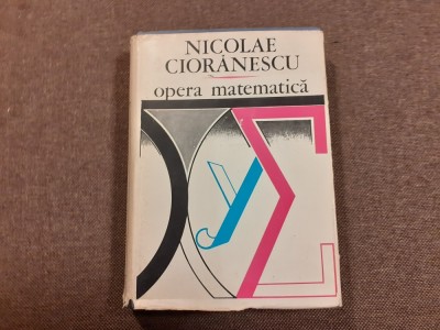 Nicolae Cioranescu - Opera matematica foto