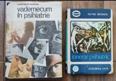Lot 2 carti volume Vademecum &icirc;n psihiatrie și Itinerar psihiatric