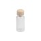 Flacon din sticla cu dop de lemn Crisalida, 22 x 60 mm, 12 ml