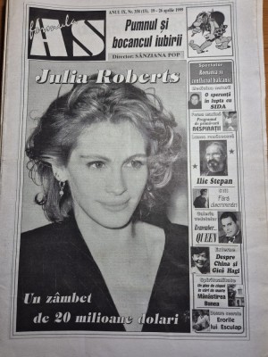 ziarul formula as 19 - 26 aprilie 1999 - queen , julia roberts ,ilie stepan foto