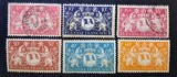 Guiana Franceză 1929&ndash;1947 - Set 6 Timbre Definite &bdquo;Stema Guianei Franceze / Blason de la Guyane&rdquo; -CLF1