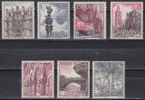 Spania 1965 - Obiective turistice, 7 serii, MNH, Nestampilat