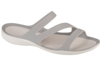 Papuci flip-flop Crocs W Swiftwater Sandals 203998-1FT gri foto