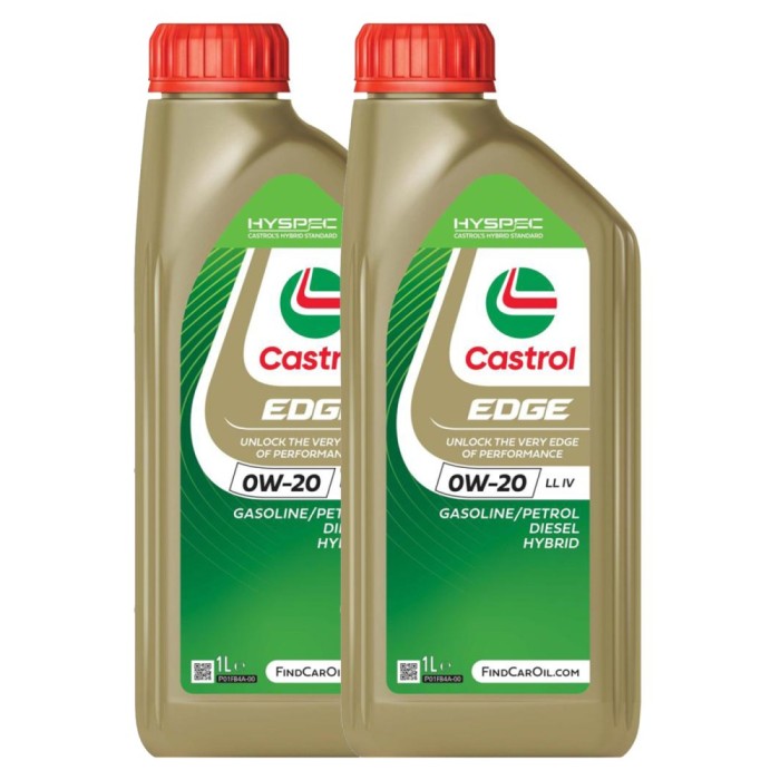 Pachet 2 litri Ulei Castrol Edge LL IV 0W20
