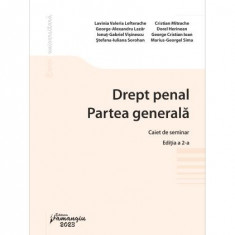 Drept penal. Partea generală. Caiet de seminar - Paperback brosat - Ştefan Boboc - Hamangiu