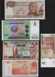 Set 5 bancnote de prin lume adunate (cele din imagini) #69, America Centrala si de Sud