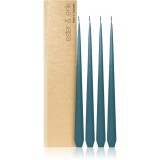 Ester &amp; erik taper candle steel blue (no. 64) lumanare 4x32 cm