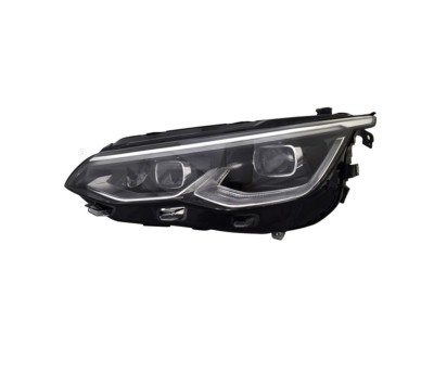 Far VW GOLF VIII, 11.2019-, partea stanga, TYC, lense; cu LED daytime running light; LED; electrical; silver rim; fara unitate control LED; cu motor; foto